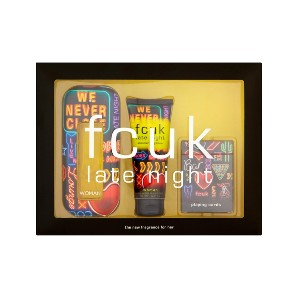 FCUK Late Night 3 Piece 100ml Eau de Toilette