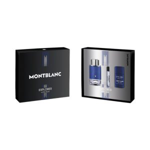 Montblanc Explorer Ultra Blue 3 Piece 100ml Eau De Parfum