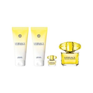 Versace Yellow Diamond 4 Piece 90ml Eau de Toilette