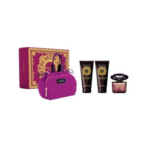 Versace Crystal Noir Set 4 Piece 90ml Eau De Toilette
