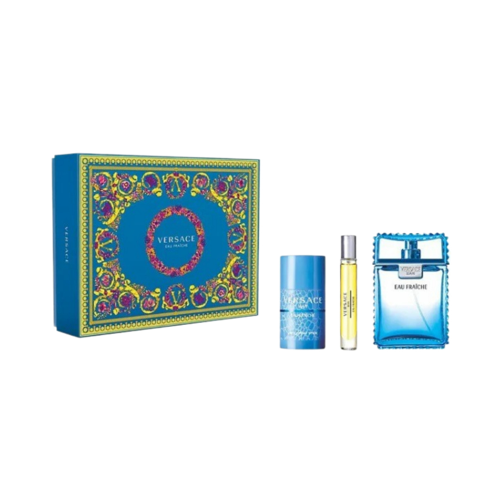 Versace Eau Fraiche 3 Piece 100ml Eau de Toilette