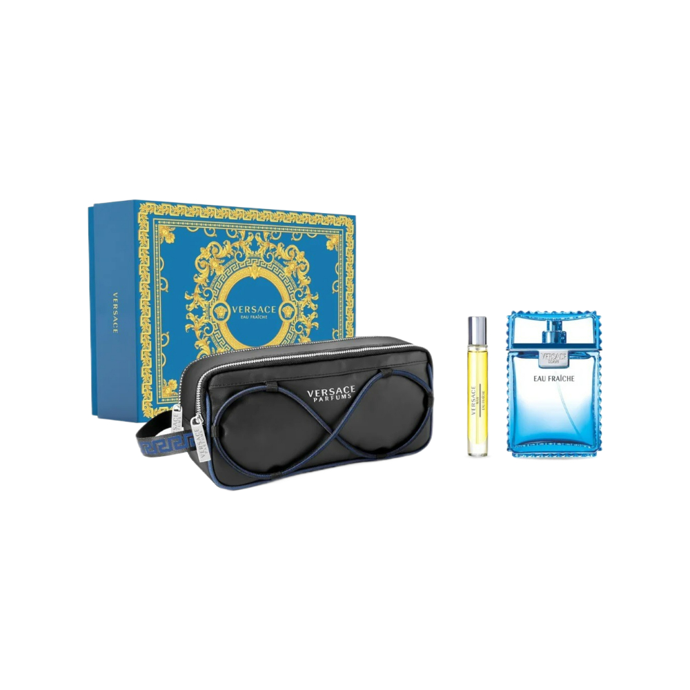 Versace Eau Fraiche 3 Piece 100ml Eau De Toilette