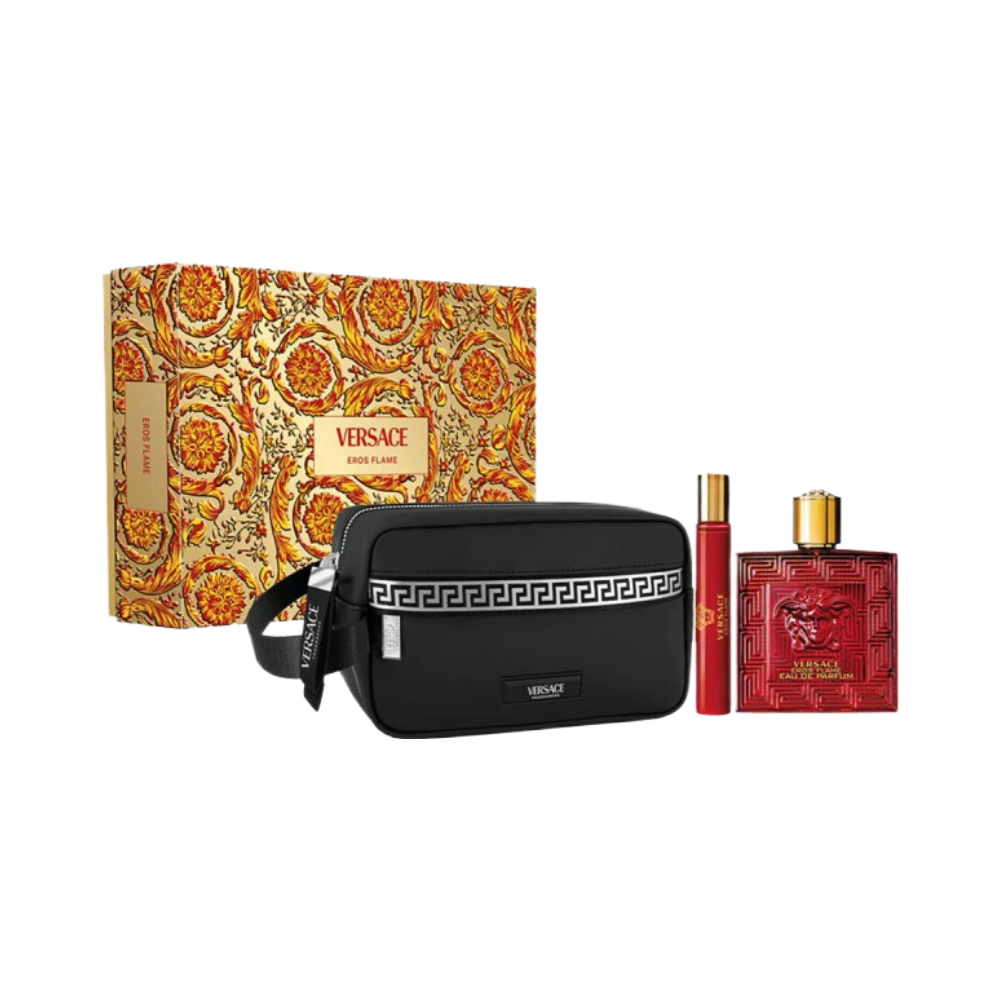 Versace Eros Flame 3 Piece 100ml Eau De Parfum