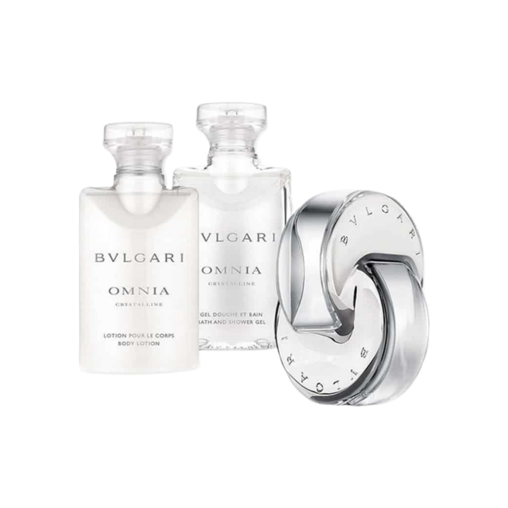 Bvlgari Omnia Crystalline 3 Piece 3x40ml Eau de Toilette