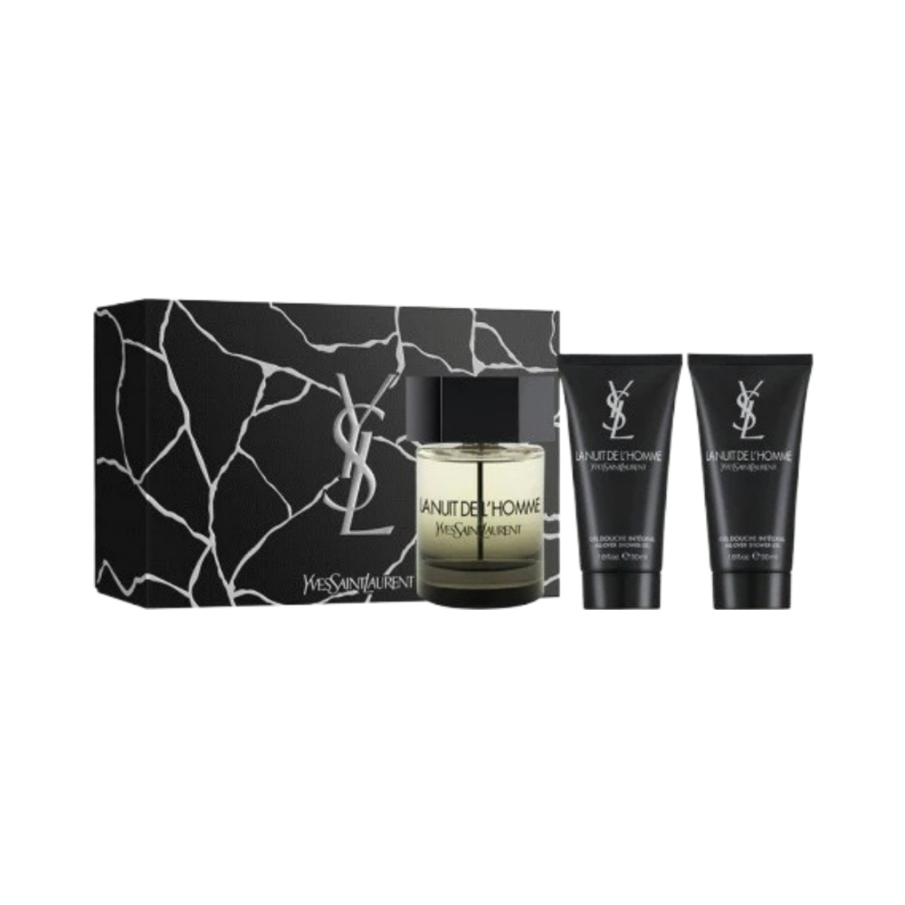 Yves Saint Laurent La Nuit De L'Homme 3 Piece 100ml Eau de Toilette
