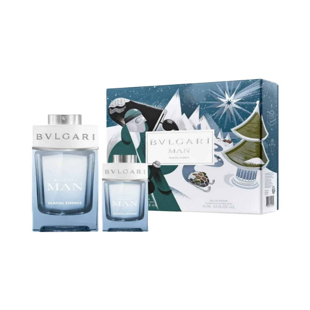 Bvlgari Man Glacial 2 Piece 100ml Eau De Parfum