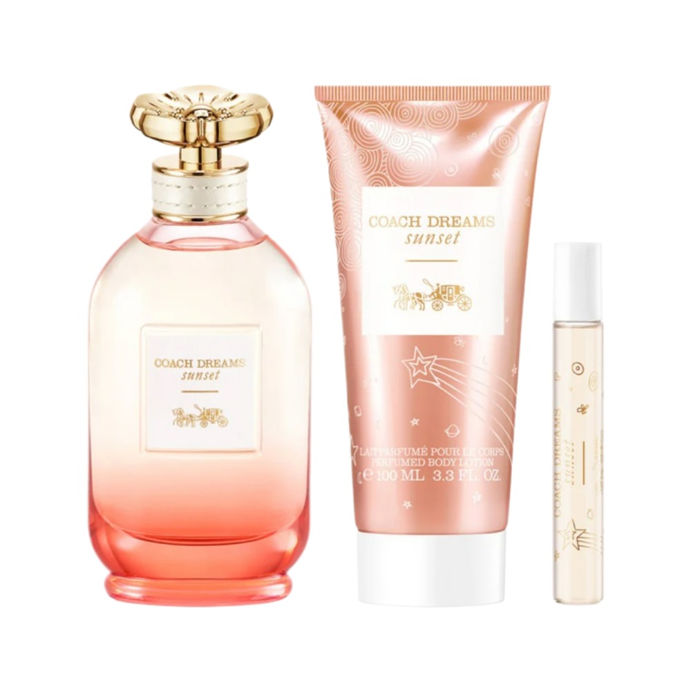 Coach Dream Sunset 3 Piece 90ml Eau De Parfum