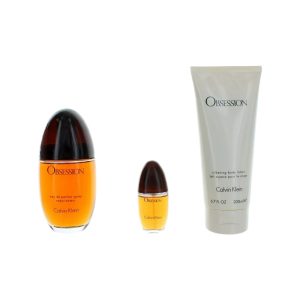 Calvin Klein Obsession 3 Piece 100ml Eau De Parfum
