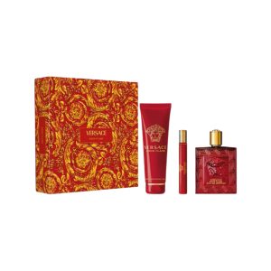 Versace Eros Flame 3 Piece 100ml Eau De Parfum