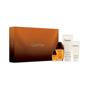 Calvin Klein Obsession 4 Piece 100ml Eau De Parfum