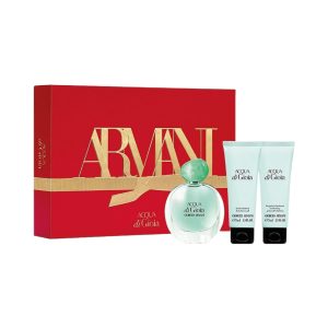 Giorgio Armani Acqua Di Gioia 3 Piece 50ml Eau De Parfum