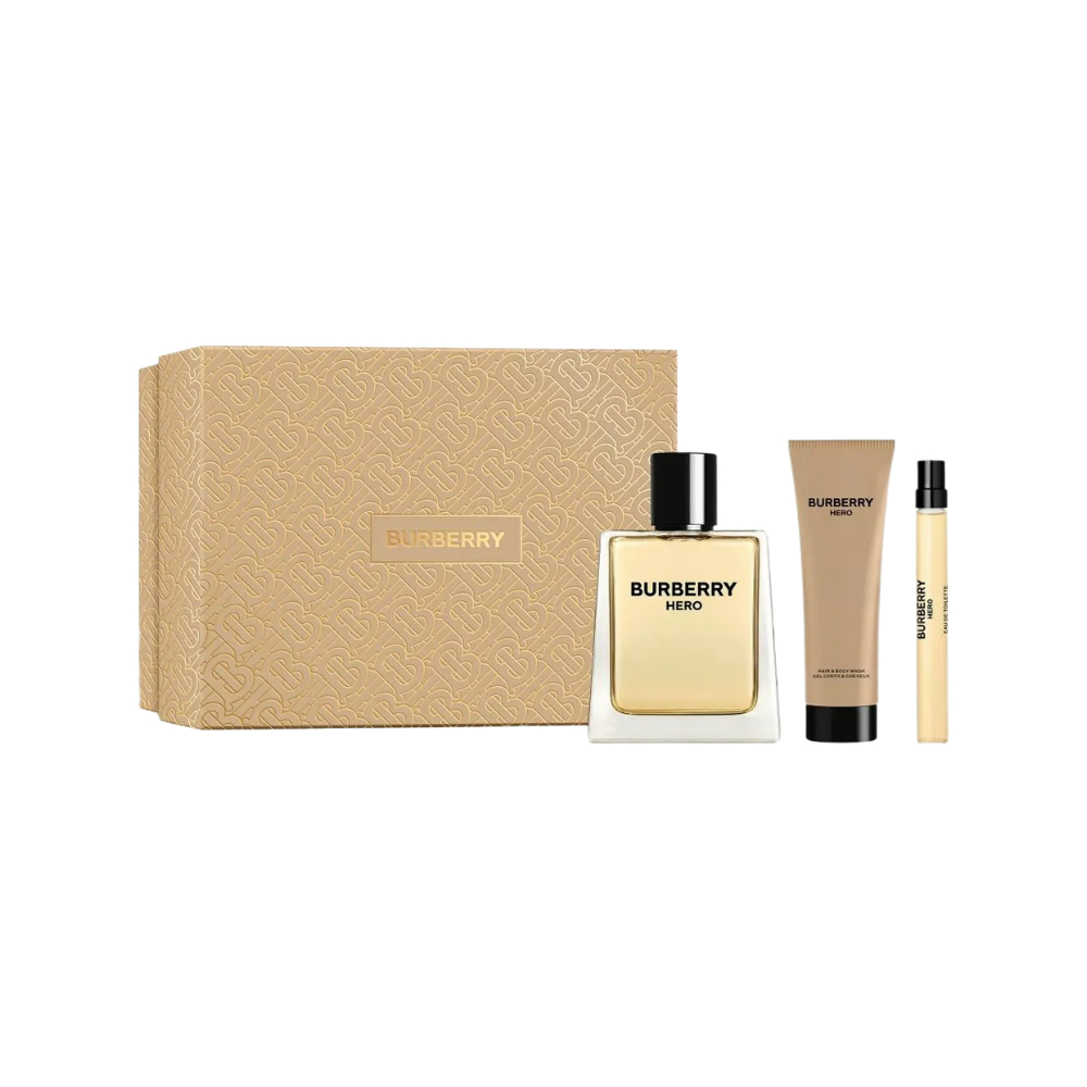 Burberry Hero Man 3 Piece 100ml Eau De Toilette
