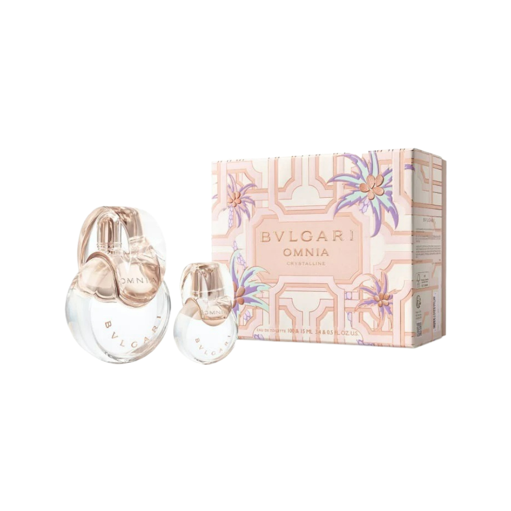 Bvlgari Omnia Crystalline 2 Piece 100ml Eau de Toilette