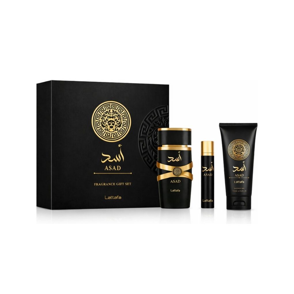 Lattafa Asad 3 Piece 100ml Eau De Parfum