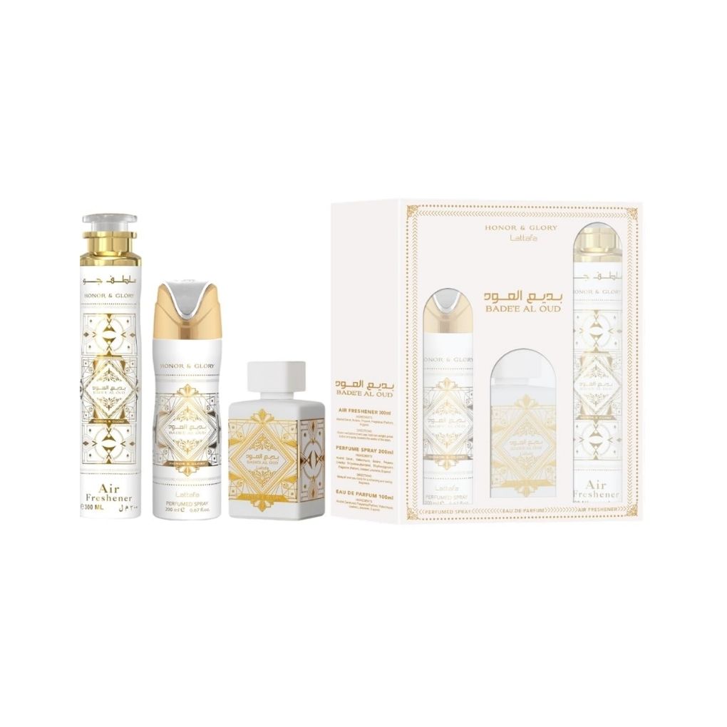 Lattafa Badee Al Oud for Glory3 Piece 100ml Eau De Parfum