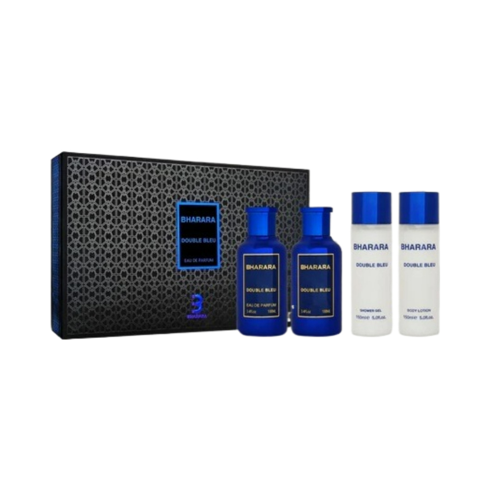 Bharara Beauty Double Bleu 4 Piece 100ml Eau De Parfum